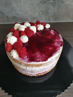 Joghurtos gyĂŒmölcsös torta-low carb recept fotĂłja