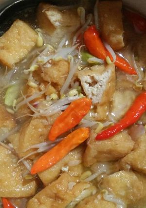 Foto resep Sayur Tahu Pedas