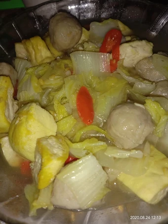 Cara Mudah Membuat Resep Tumis baso ikan sawi putih+tahu yang Menggugah Selera Anti Ribet, Sempurna