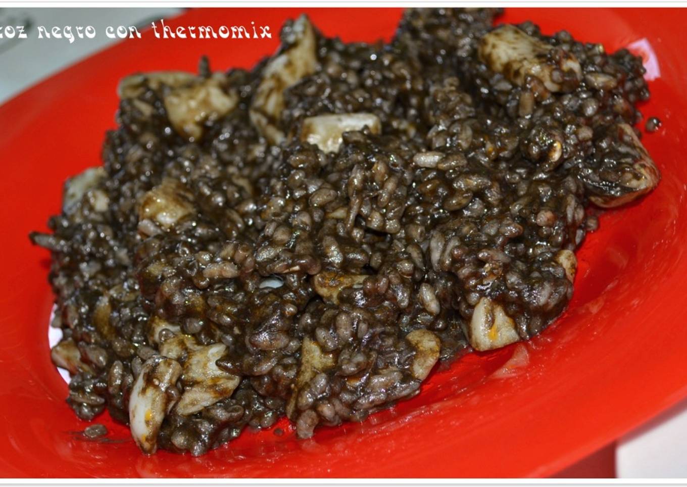 Arroz negro (Thermomix)