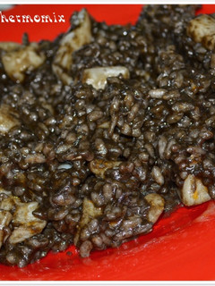 Una foto de Arroz negro (Thermomix)