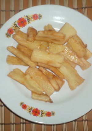 Una foto de Yuca frita