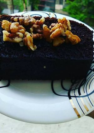 A picture of Chocolate walnut brownie.