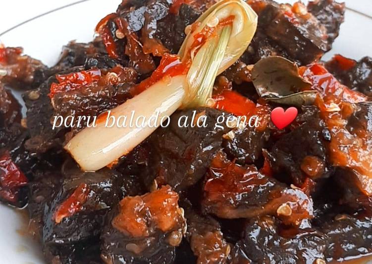 Cara Gampang Menyiapkan Paru balado Anti Gagal