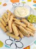 Tofrito con falso alioli