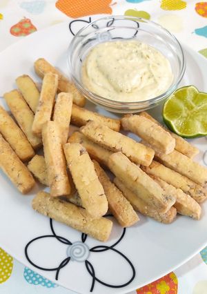 Una foto de Tofrito con falso alioli