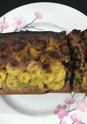 Foto resep Banana Cake with Chocolate Chip