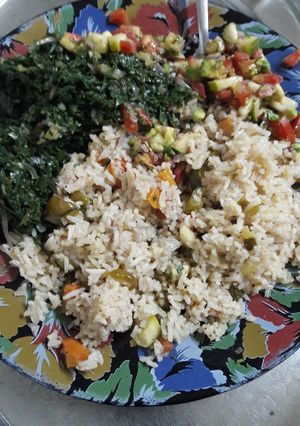 A picture of Vegetable rice.