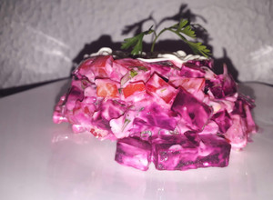 Una foto de Ensalada de remolacha