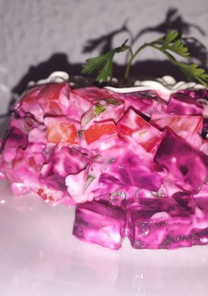 Una foto de Ensalada de remolacha