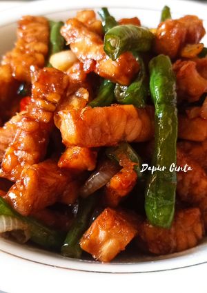 Foto resep Tempe Kacang Panjang Kecap