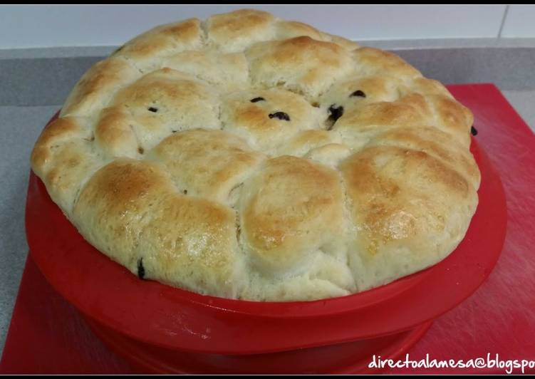 Brioche con pepitas de chocolate