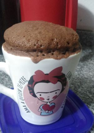 Una foto de Torta en taza