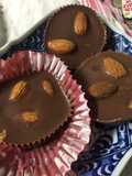 Keto Chocolate Almond Cup Fat Bombs