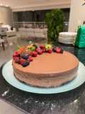 Cheesecake de chocolate
