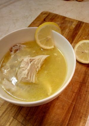 Φωτογραφία της συνταγής 🐥Κοτόσουπα με λεμόνι 🐤