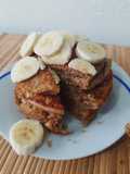 Panqueques de avena con banana