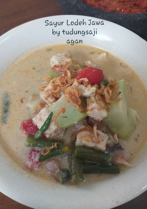 Foto resep Sayur Lodeh jawa