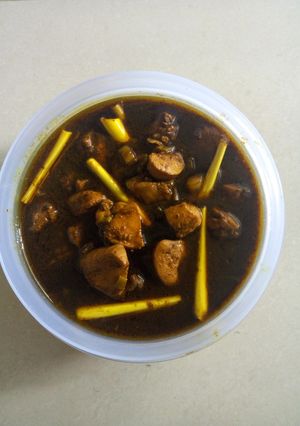 Foto resep Rawon ayam instant ala lucy's