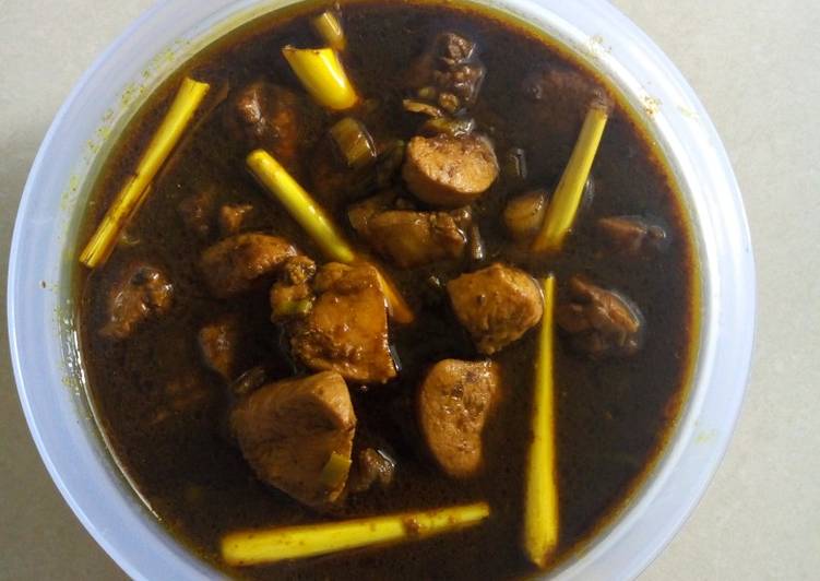 Rawon ayam instant ala lucy's