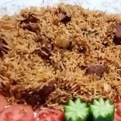 Quick and easy Beef Pulao A picture of Quick and easy Beef Pulao.