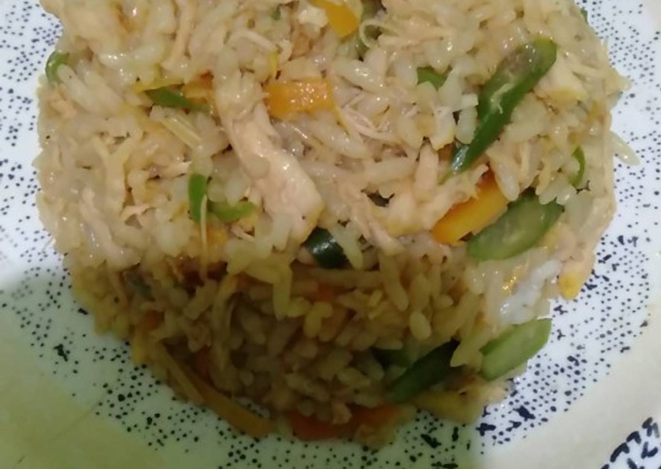 Gerd nasi goreng tanpa minyak/butter/margarin
