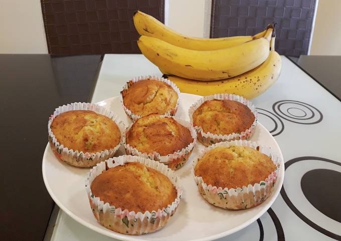 Cách Làm Món Bánh muffin chuối của Huyền Nguyễn - Cookpad