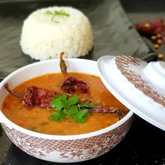 A picture of Dal Palak/Palak pappu.