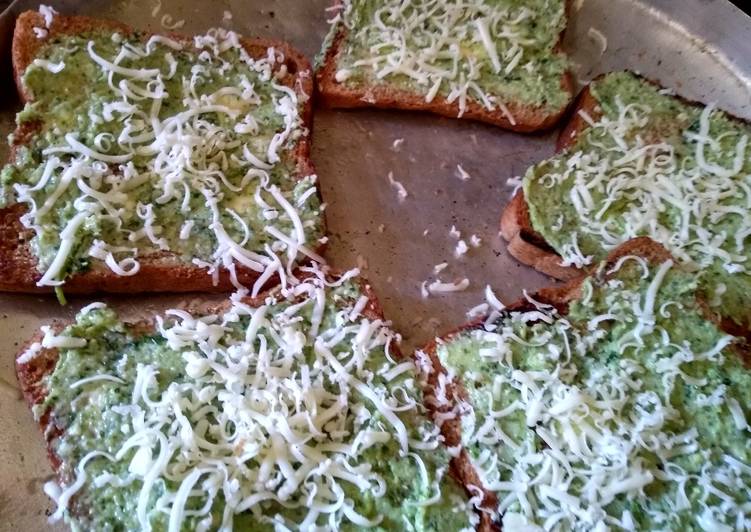 Simple Way to Make Super Quick Homemade Coriander paneer  toast