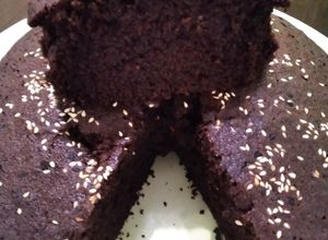Gambar Kek Coklat Bajet (no mixer,no blender)