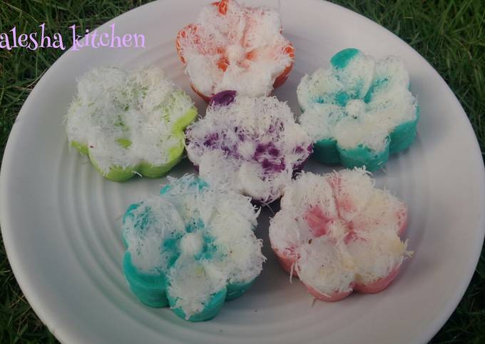 Resep Putu Ayu Pelangi Oleh Devalesha Kitchen Cookpad