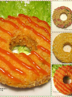 Foto resep Donat Indomie Goreng
