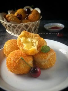 Foto resep Roti goreng isi keju lumer