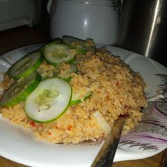 A picture of My simple native jallop rice.