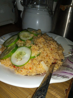 A picture of My simple native jallop rice.