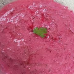 Purple Sweet Potato raita A picture of Purple Sweet Potato raita.