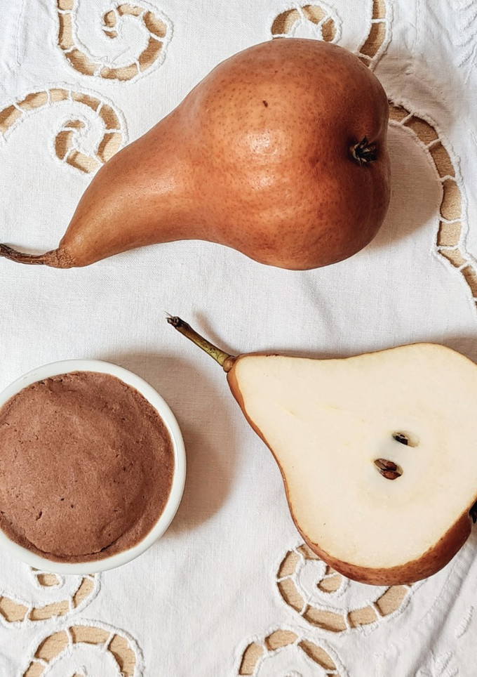Una foto de "Chocobatata" 🍠postrecito sin azúcar, saludable, para dipear o untar sobre fruta de estación 🤤