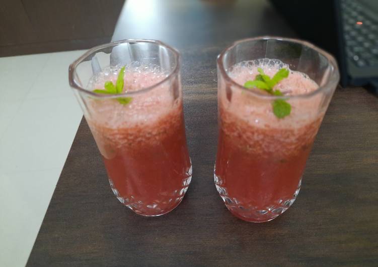 Recipe of Quick Watermelon Mint Cooler