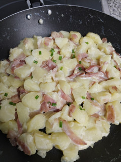 Una foto de 🥔 Patatas carbonara