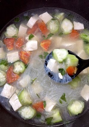 Foto resep Sup Oyong Tahu