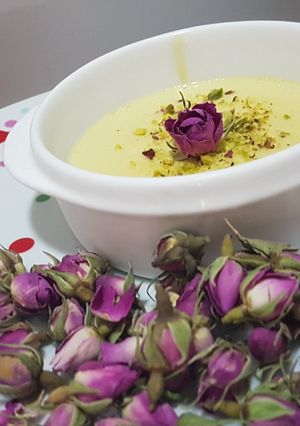 صورة لوصفة حلى الكاسترد والكريم كراميل