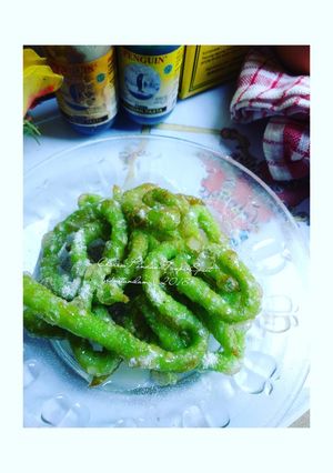 Foto resep Churros Pandan Tanpa Spuit