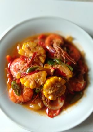Foto resep Udang saus padang