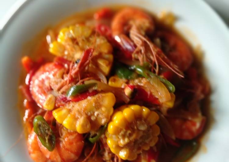 Resep Udang saus padang yang Bikin Ngiler