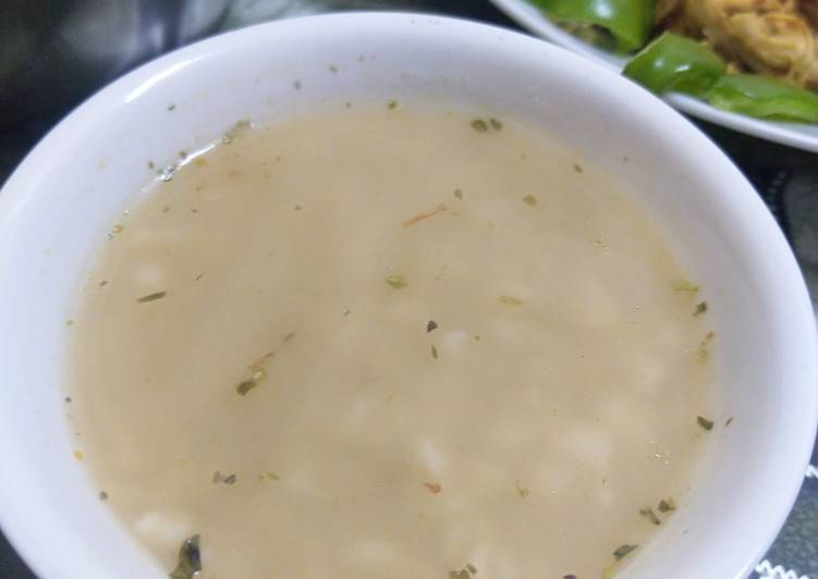 شوربة الشوفان الصحية والسريعة