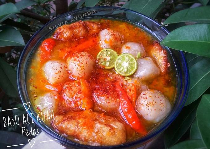 Resep Baso Aci Kuah Pedas Oleh Silvia Ayunda Cookpad