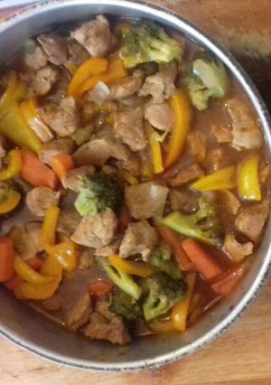 Una foto de Teriyaki de cerdo muy fácil