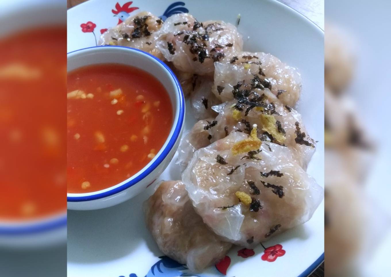 Dimsum Rice Paper (kornet, udang, wortel)