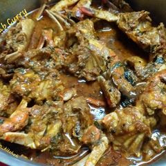 A picture of Crab Curry.