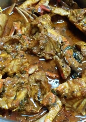 A picture of Crab Curry.